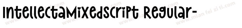 IntellectaMixedScript Regular字体转换